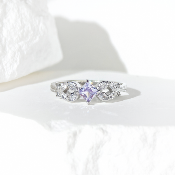 Amethyst Celestial Butterfly Ring