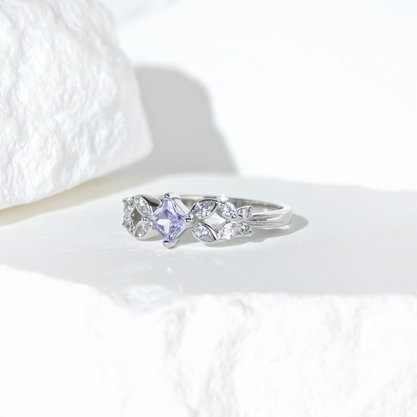 Amethyst Celestial Butterfly Ring
