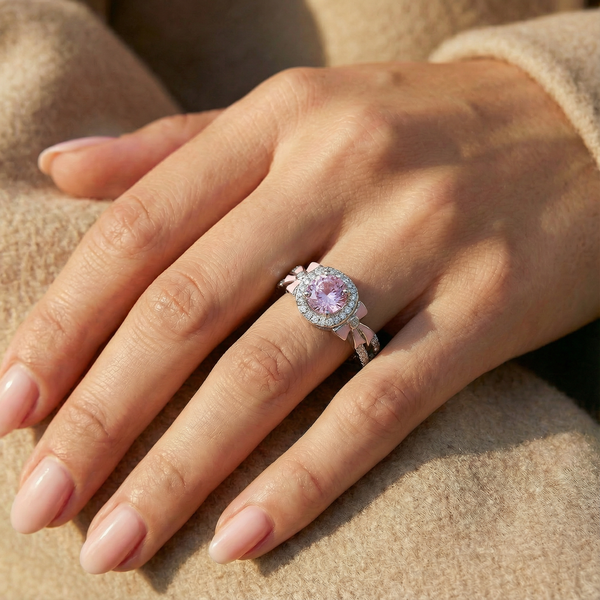 Rose Quartz Belle Bow Ring