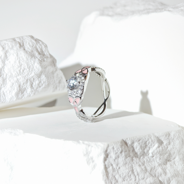 Moissanite Butterfly Whisper Ring