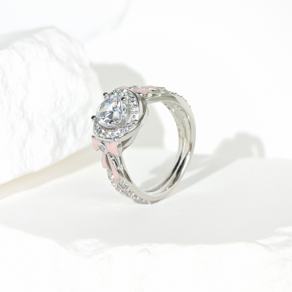 Moissanite Belle Bow Ring