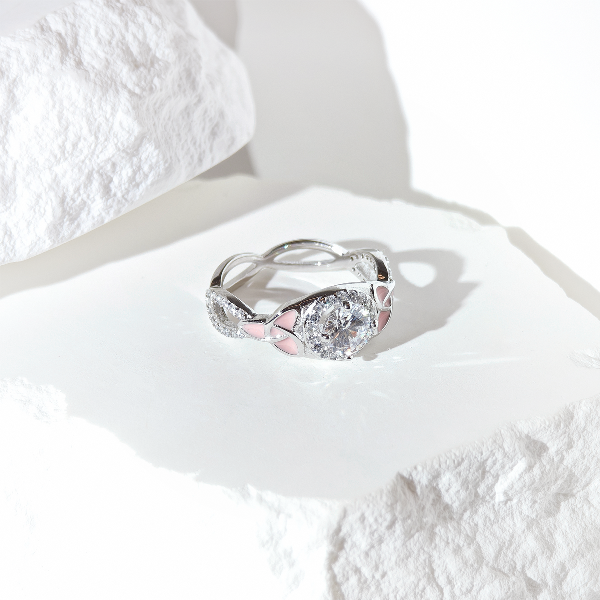 Moissanite Butterfly Whisper Ring