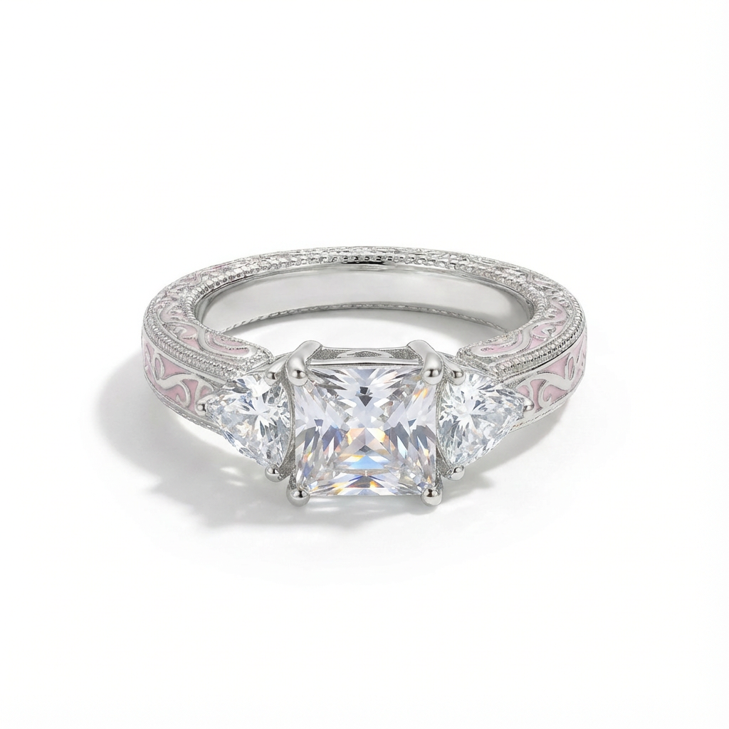 Moissanite Ethereal Crown Ring