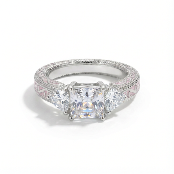 Moissanite Ethereal Crown Ring