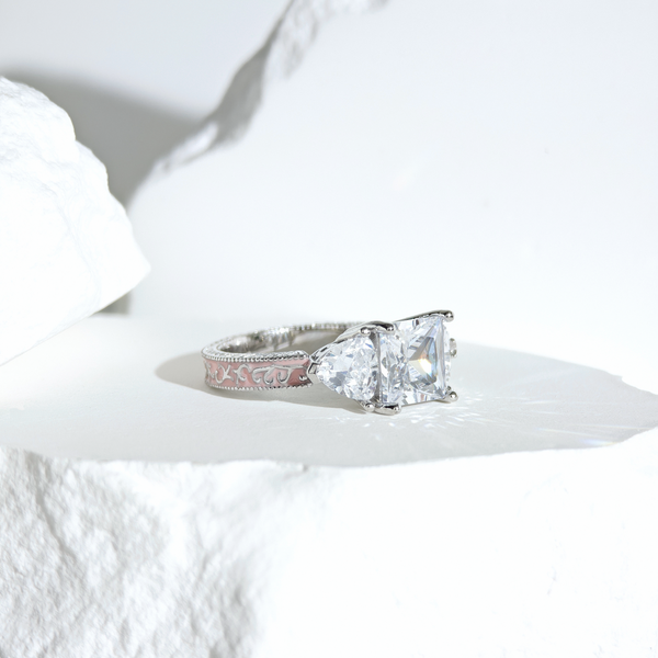 Moissanite Ethereal Crown Ring