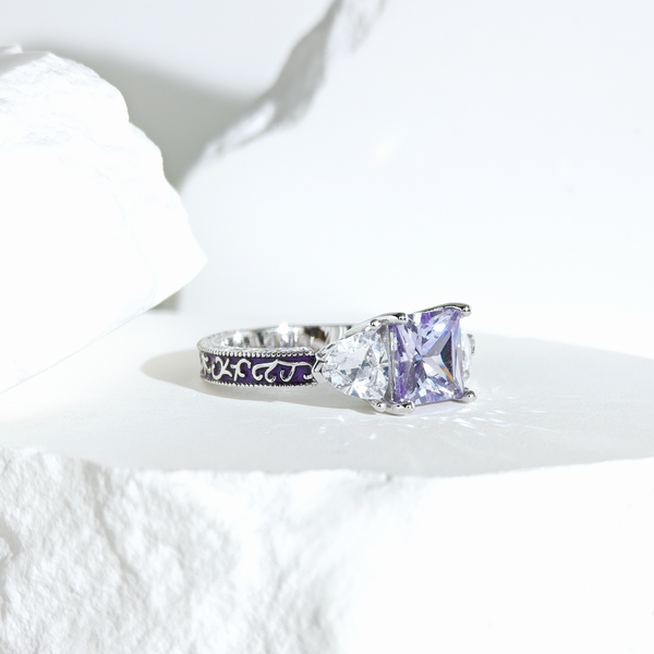Amethyst Ethereal Crown Ring
