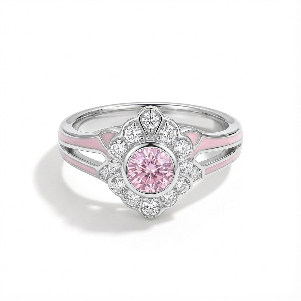 Rose Quartz Bloomlight Ring