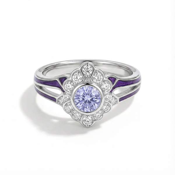 Amethyst Bloomlight Ring