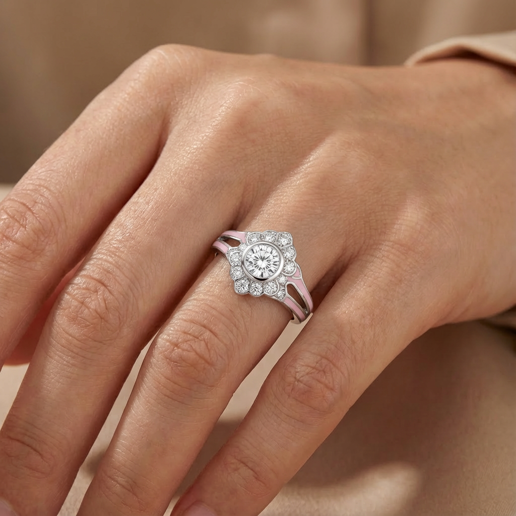 Moissanite Bloomlight Ring