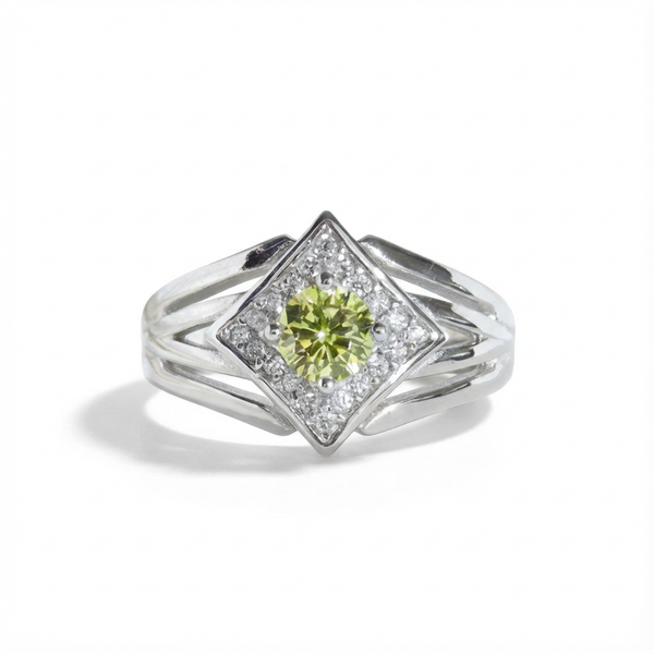 Peridot Celestial Prism Ring