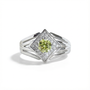 Peridot Celestial Prism Ring
