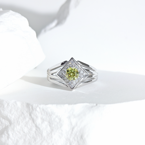 Peridot Celestial Prism Ring