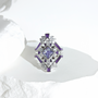 Amethyst Eclipse Architect Ring Set