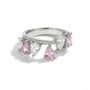Rose Quartz Ocean Prism Ring