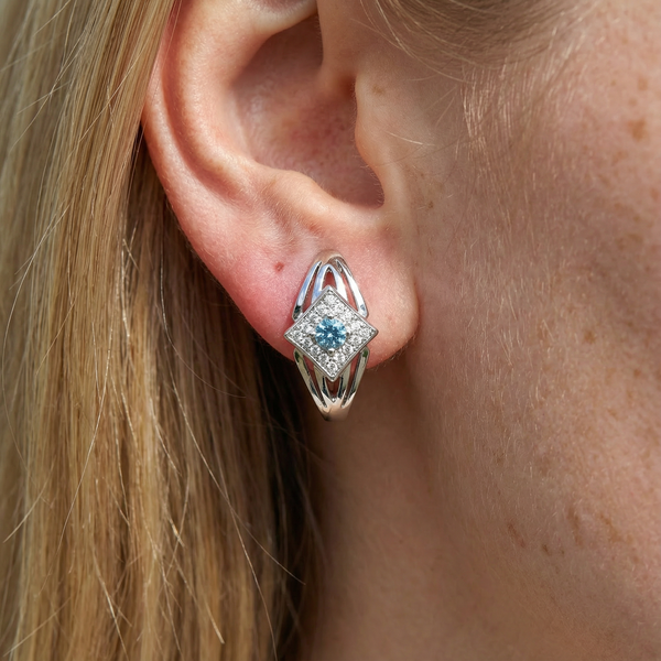 Aquamarine LumiEdge Earring