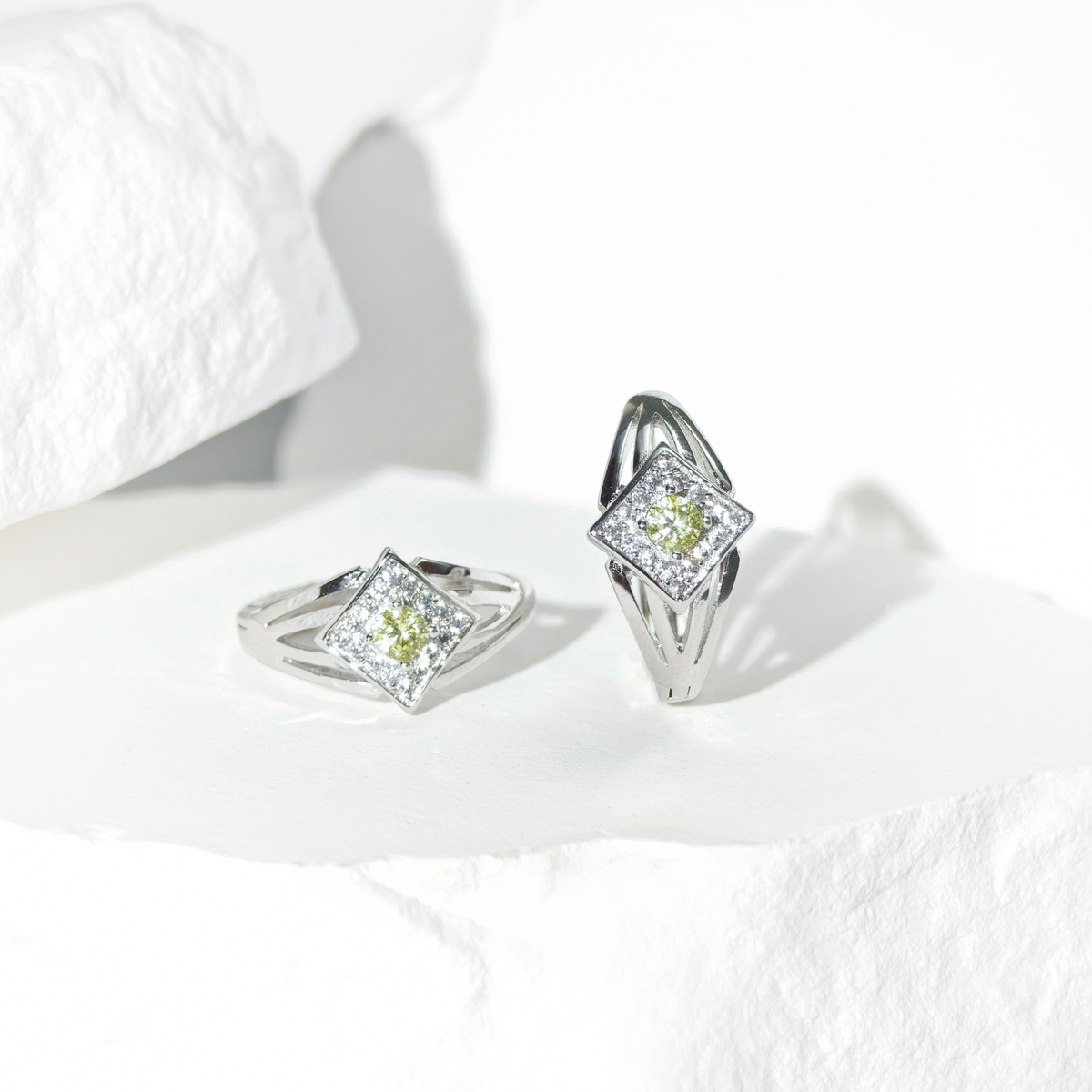 Peridot LumiEdge Earring