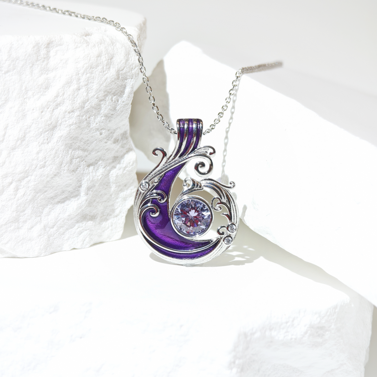 Amethyst Aurora Flow Necklace