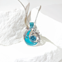 Aquamarine Aurora Flow Necklace