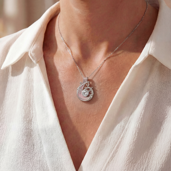 Moissanite Aurora Flow Necklace