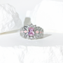 Rose Quartz Celestia Bloom Ring