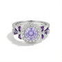 Amethyst Belle Bow Ring