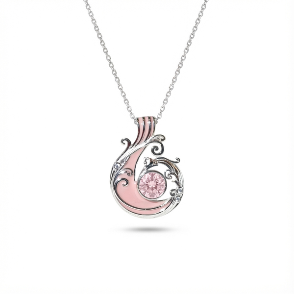 Rose Quartz Aurora Flow Necklace