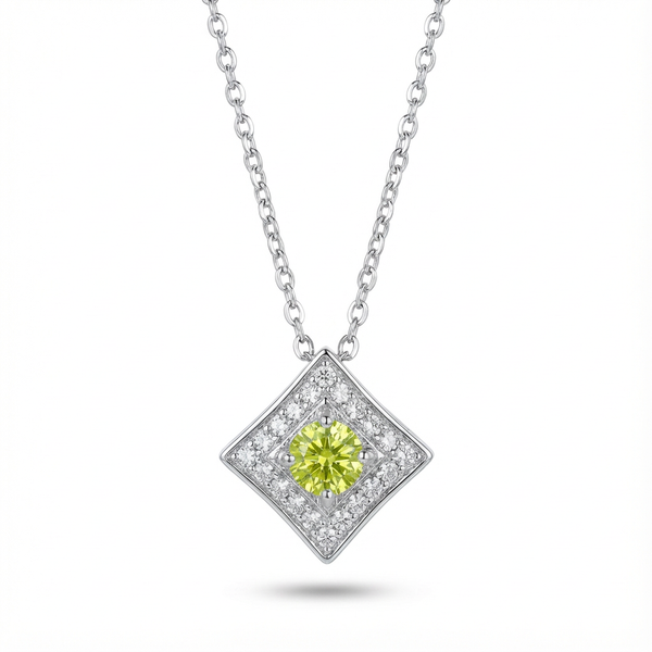 Peridot LumiSquare Necklace