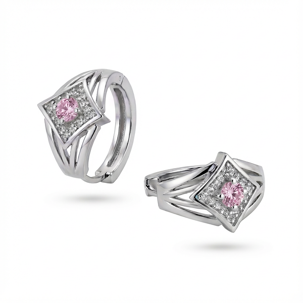 Rose Quartz LumiEdge Earring