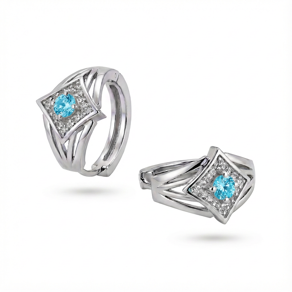 Aquamarine LumiEdge Earring