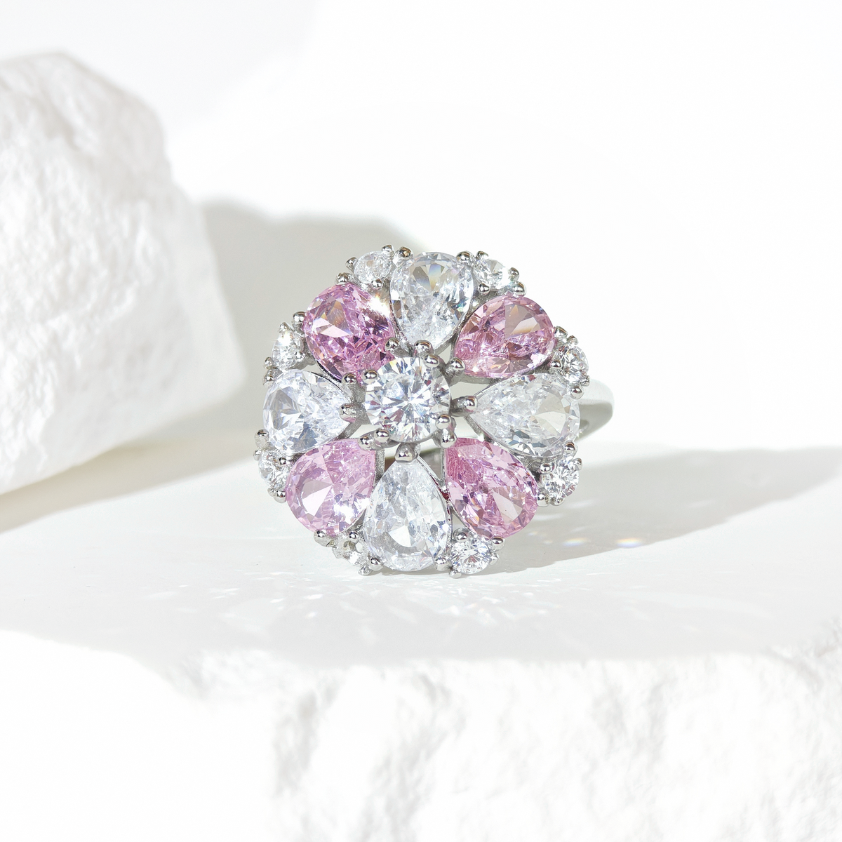 Pink Moonlight Garden Ring
