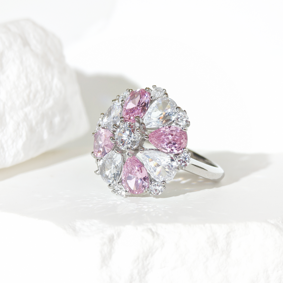 Pink Moonlight Garden Ring