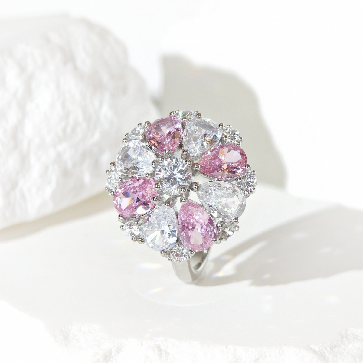 Pink Moonlight Garden Ring