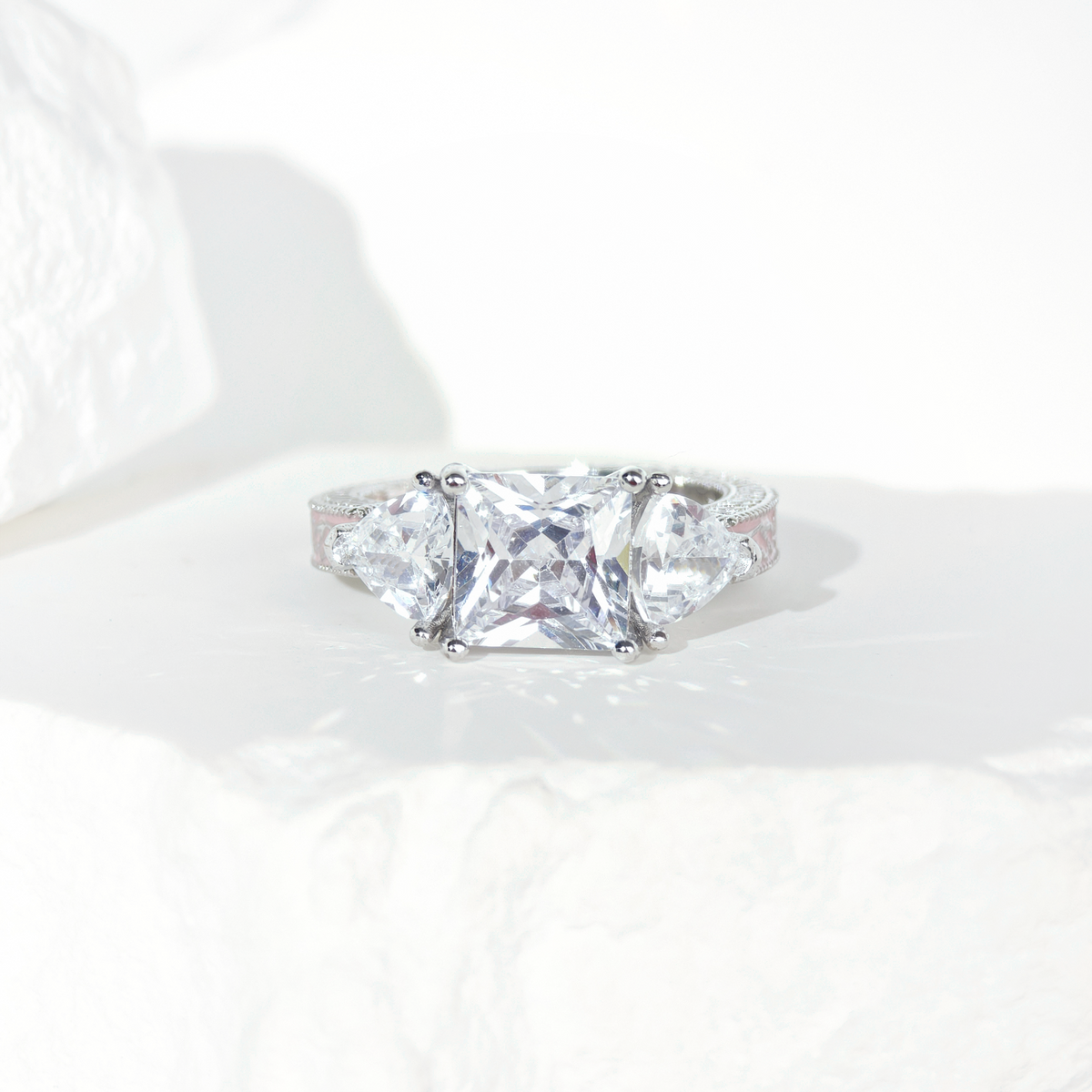 Moissanite Ethereal Crown Ring