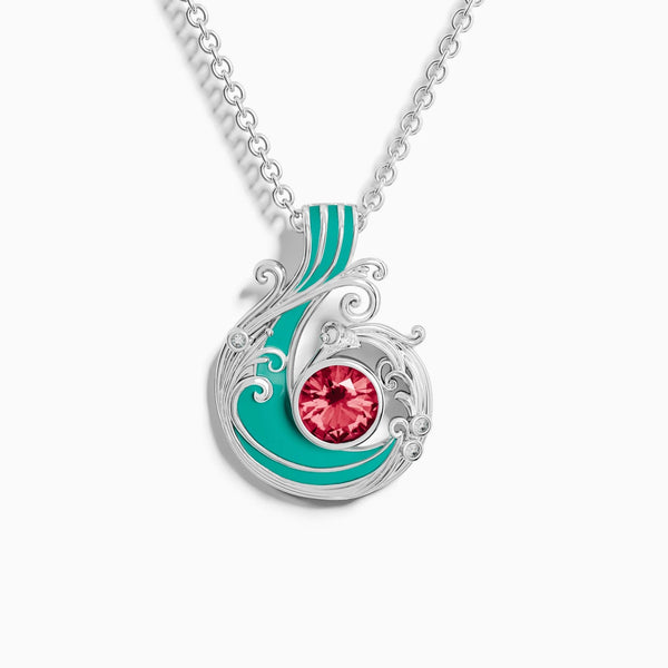 Ocean Wave Gemstone Necklace